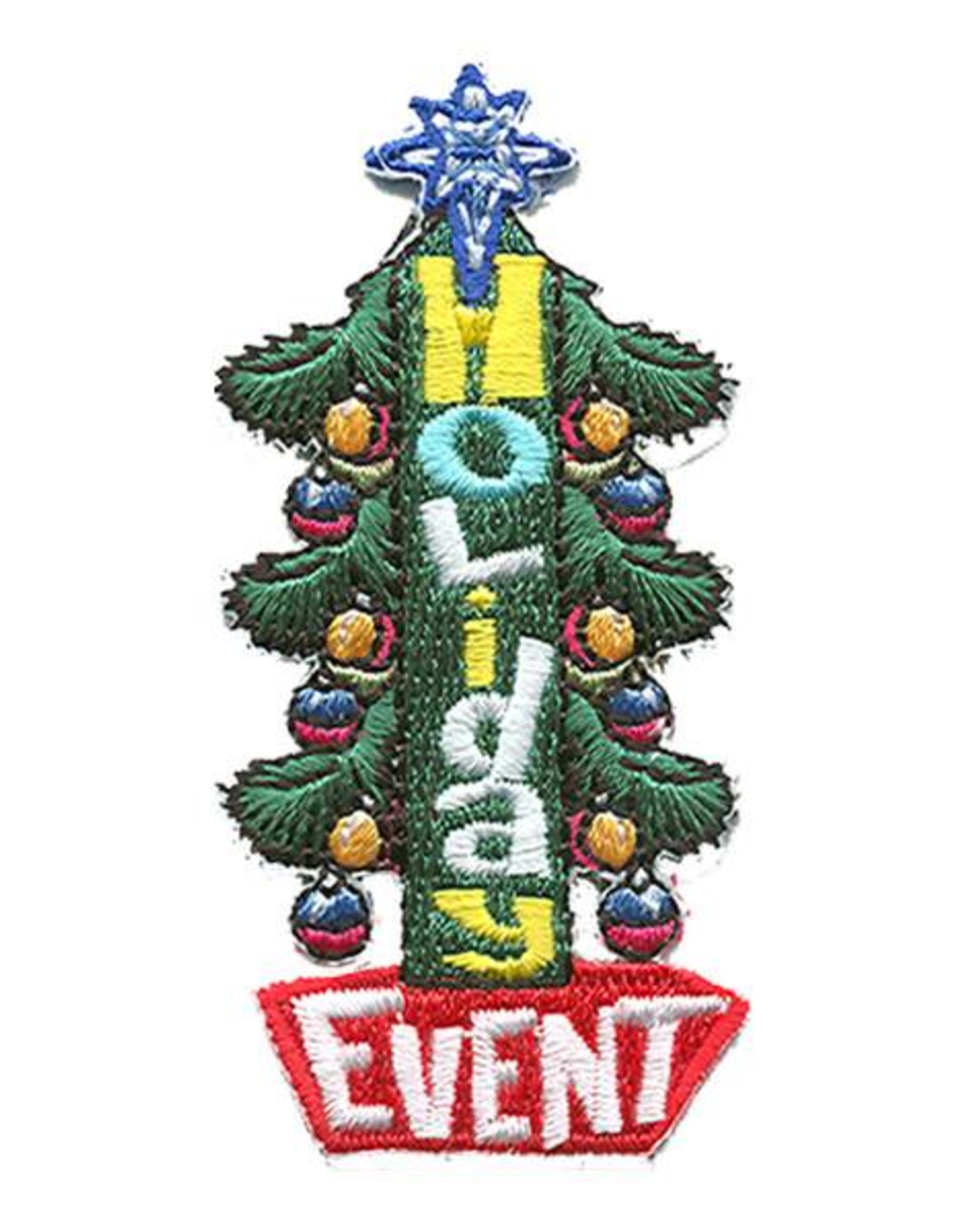 Advantage Emblem & Screen Prnt Holiday Event Christmas Tree Fun Patch