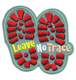 Advantage Emblem & Screen Prnt *Leave No Trace Boot Prints Fun Patch