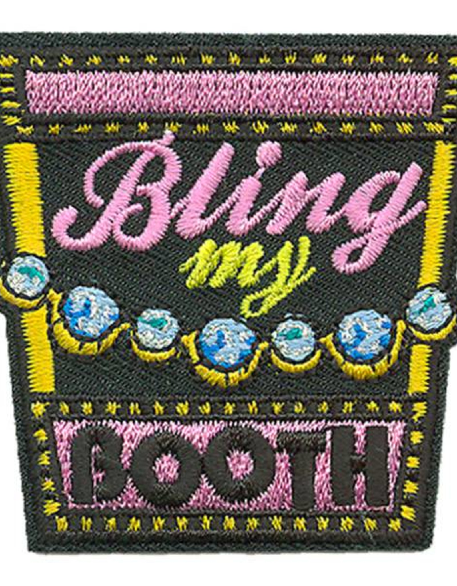 Advantage Emblem & Screen Prnt *Bling My Booth Cookie Fun Patch