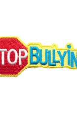 Advantage Emblem & Screen Prnt *Stop Bullying w/ Stop Sign Fun Patch