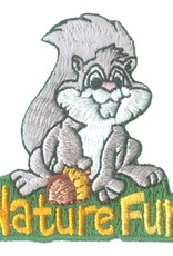 Advantage Emblem & Screen Prnt Nature Fun Squirrel & Acorn Fun Patch