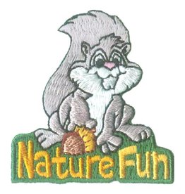 Advantage Emblem & Screen Prnt Nature Fun Squirrel & Acorn Fun Patch