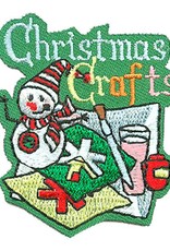 Advantage Emblem & Screen Prnt *Christmas Crafts (Snowman) Fun Patch