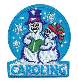 Advantage Emblem & Screen Prnt *Snowmen Christmas Caroling Fun Patch