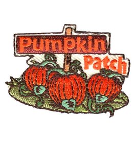 Advantage Emblem & Screen Prnt Pumpkin Patch w/ 3 Pumpkins Fun Patch