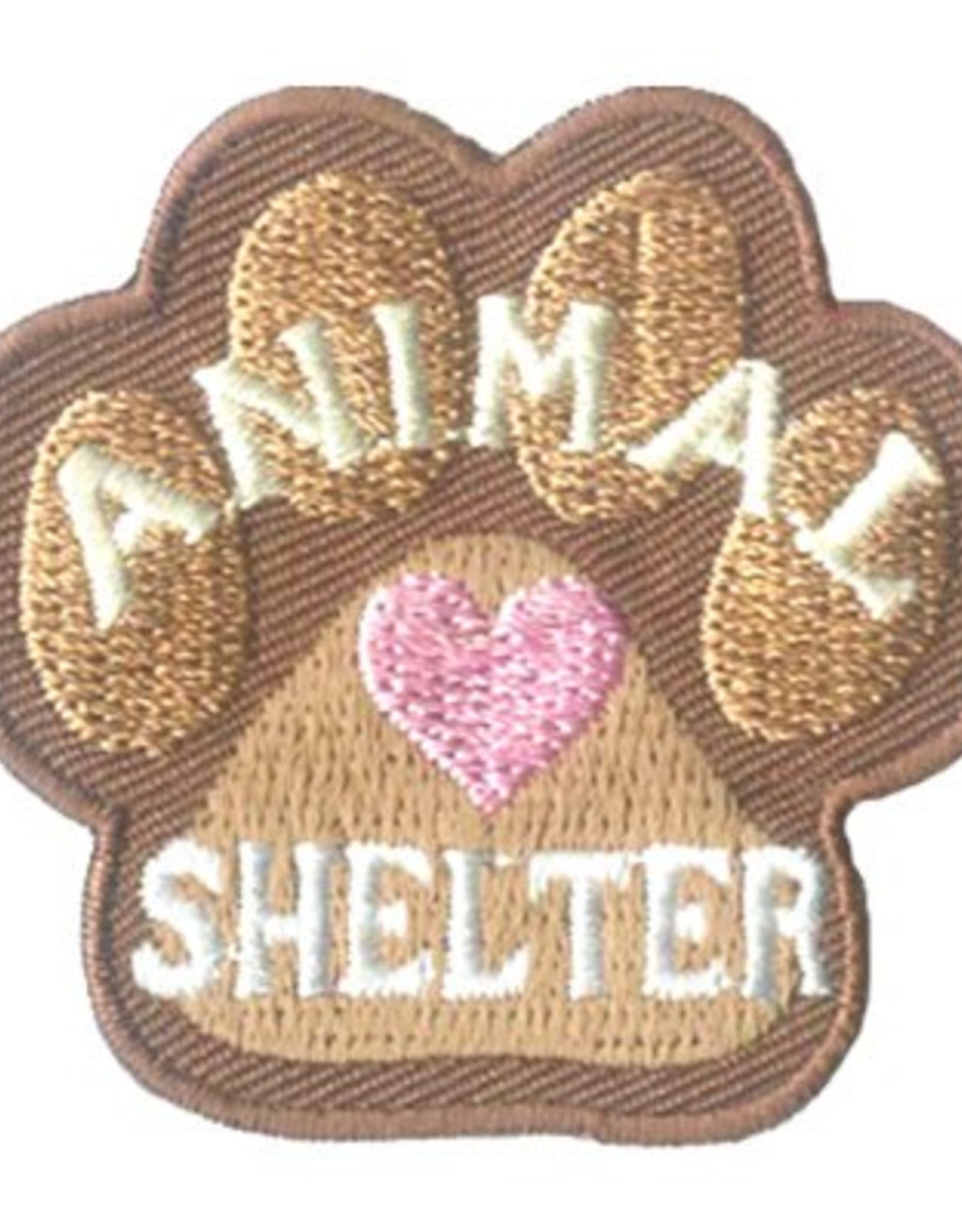Advantage Emblem & Screen Prnt *Animal Shelter Paw Fun Patch