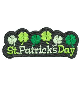 Advantage Emblem & Screen Prnt *St. Patrick's Day w/ Shamrocks Fun Patch