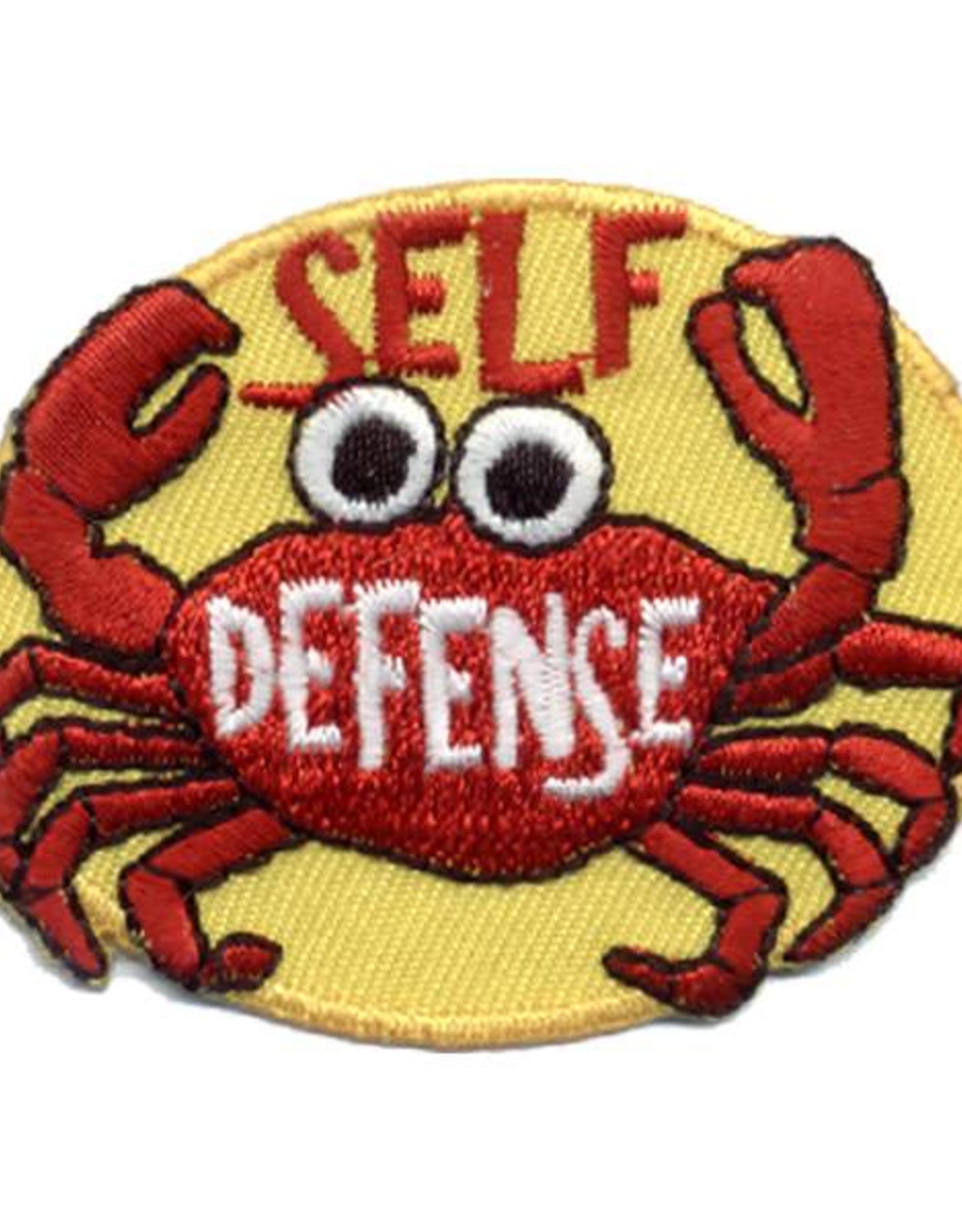 Advantage Emblem & Screen Prnt Self Defense Crab Fun Patch