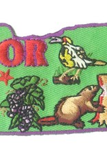 Advantage Emblem & Screen Prnt *State of Oregon Fun Patch