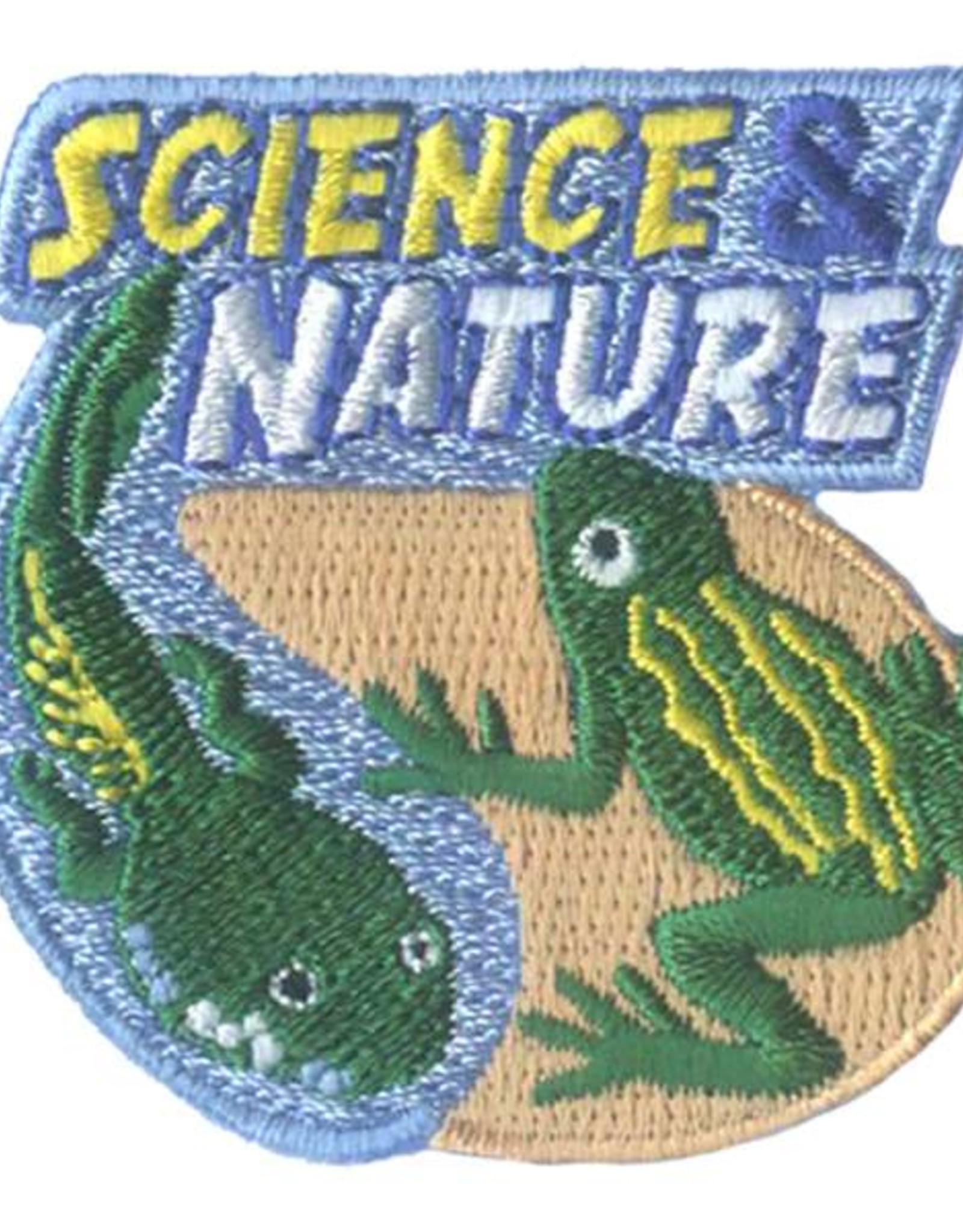 Advantage Emblem & Screen Prnt *Science and Nature Tadpole Frog Fun Patch