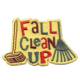 Advantage Emblem & Screen Prnt Fall Clean Up Rake Fun Patch