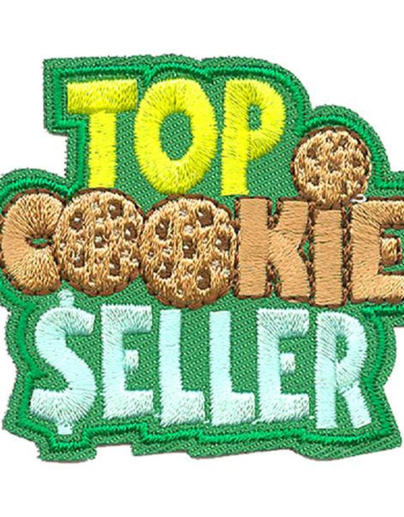 Advantage Emblem & Screen Prnt Top Cookie Seller Fun Patch - Girl ...