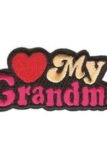 Advantage Emblem & Screen Prnt *I Love My Grandma Fun Patch