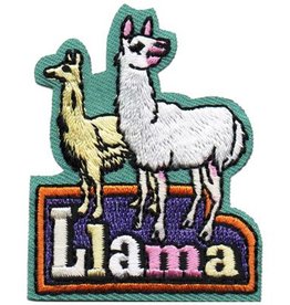 Advantage Emblem & Screen Prnt *Llama Fun Patch