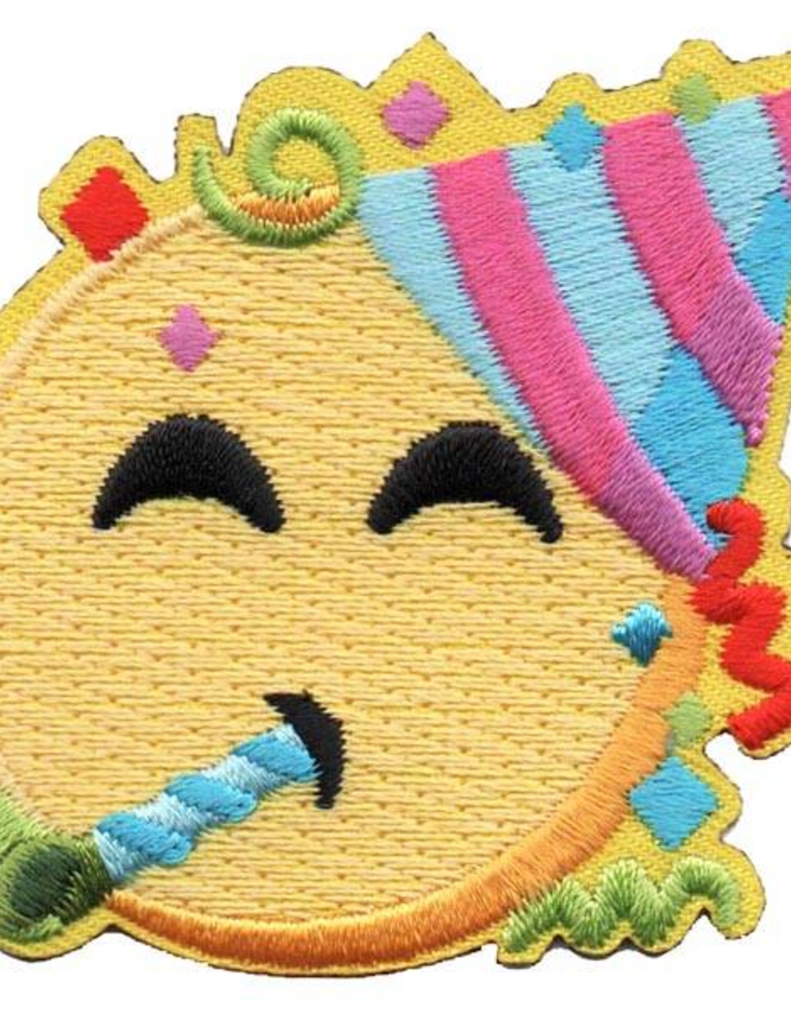 Advantage Emblem & Screen Prnt *Emoji Party Fun Patch