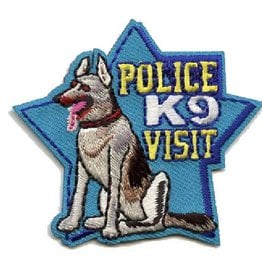 Advantage Emblem & Screen Prnt *Police K9 Visit Fun Patch