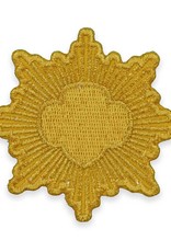 GIRL SCOUTS OF THE USA Regalia Emblem Gold Award Recognition Iron-On Patch