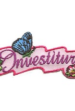 Advantage Emblem & Screen Prnt Investiture Pink Butterfly Fun Patch