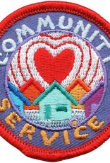 Advantage Emblem & Screen Prnt *Community Service House Fun Patch