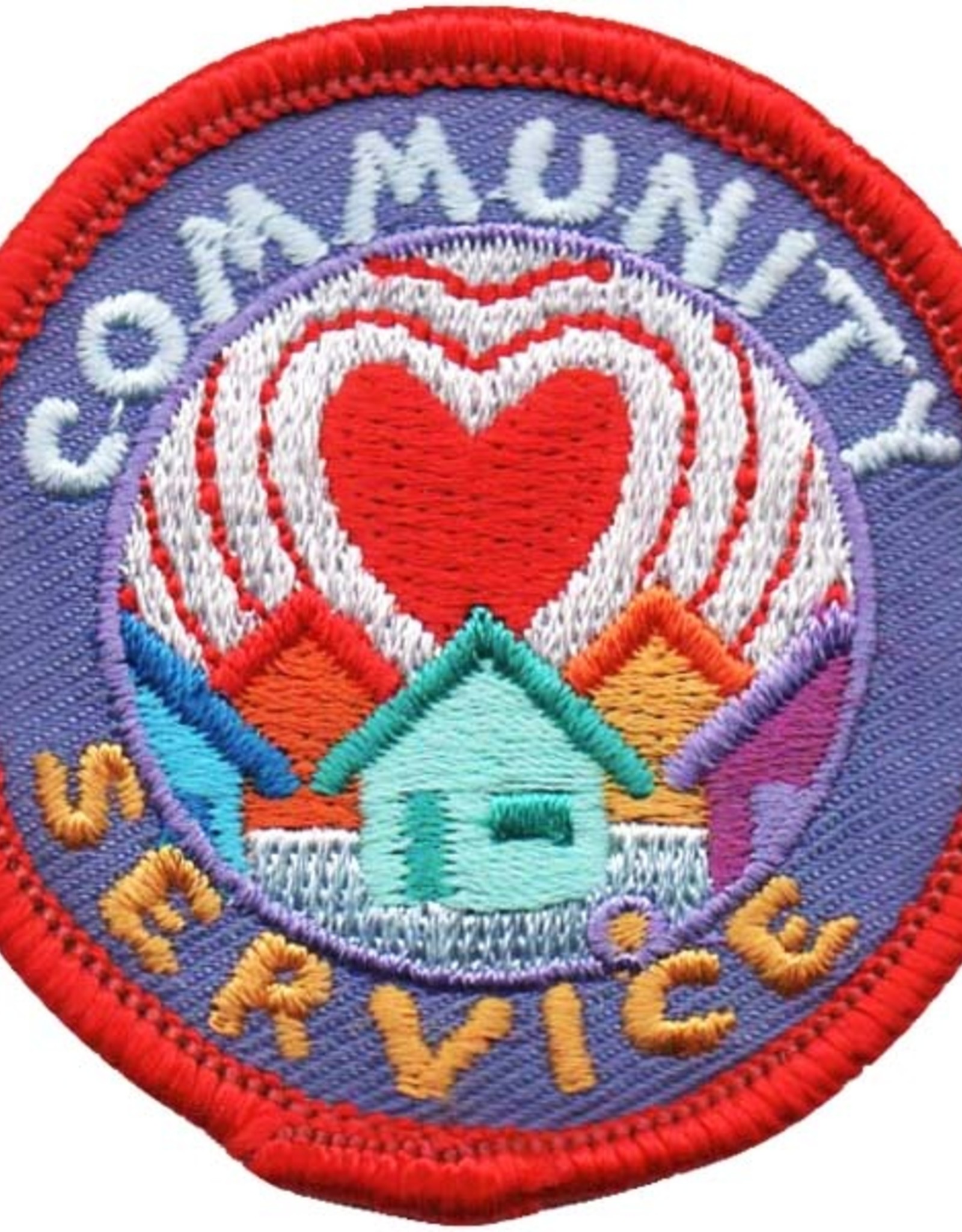 Advantage Emblem & Screen Prnt *Community Service House Fun Patch
