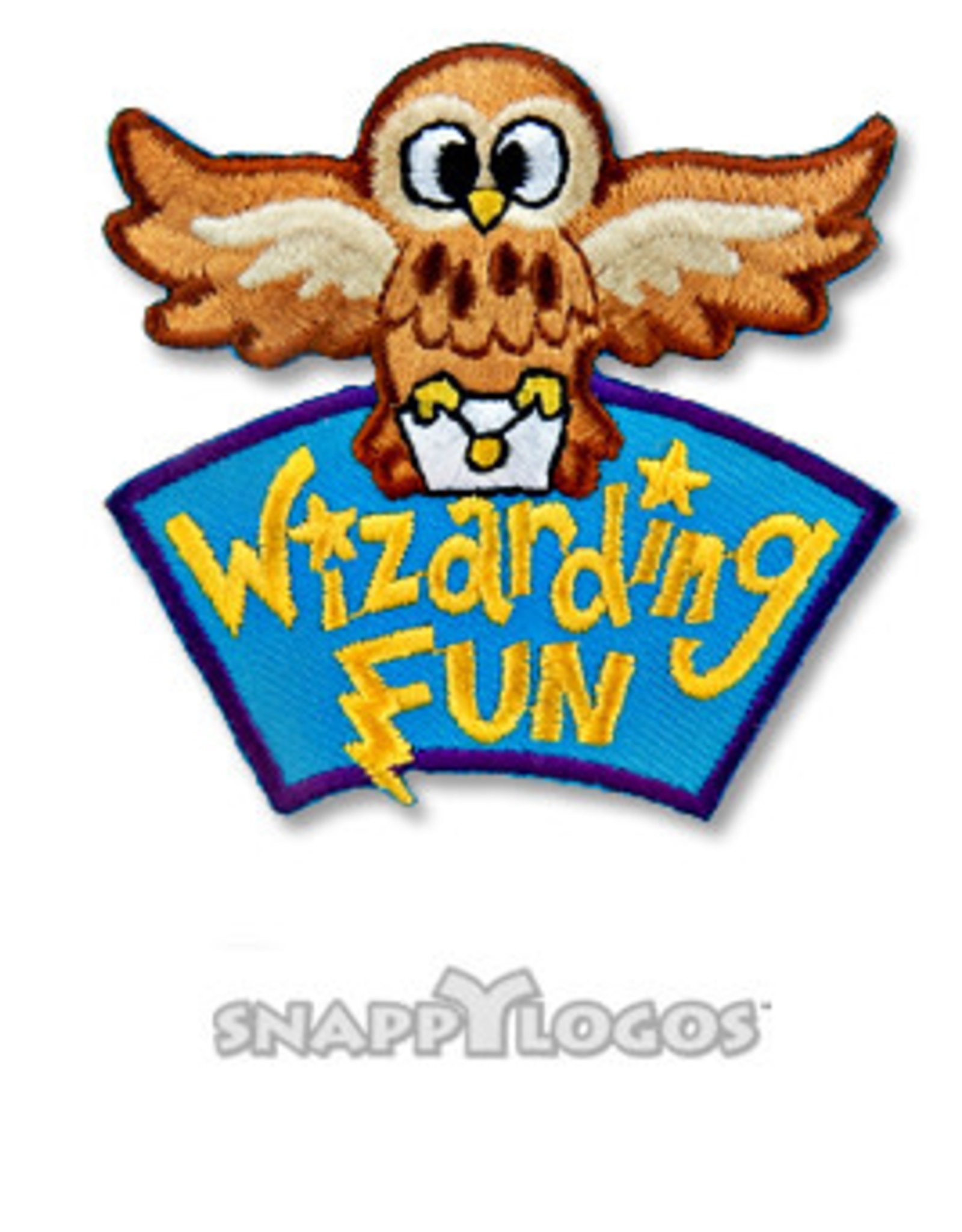 snappylogos ! Wizarding Fun w/ Owl Fun Patch (5943)