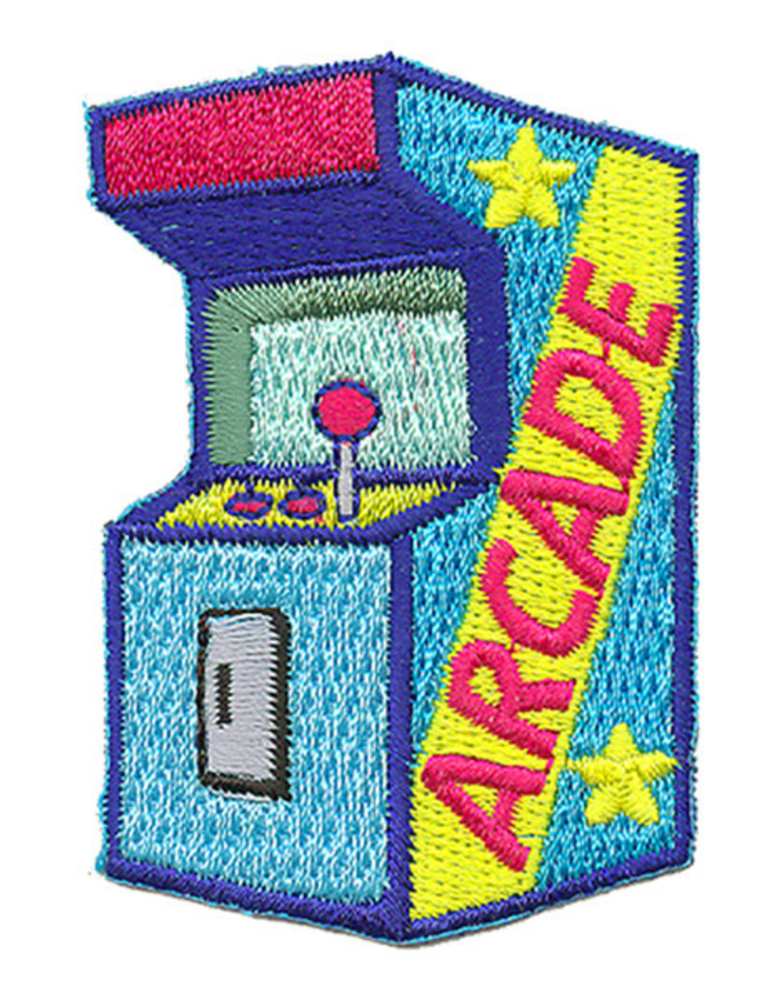 Advantage Emblem & Screen Prnt *Arcade Video Game Fun Patch