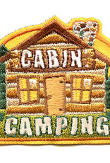 Advantage Emblem & Screen Prnt Cabin Camping Log Cabin Fun Patch
