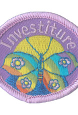 Advantage Emblem & Screen Prnt Investiture Circle w/ Butterfly Fun Patch
