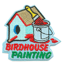 Advantage Emblem & Screen Prnt *Birdhouse Painting Fun Patch