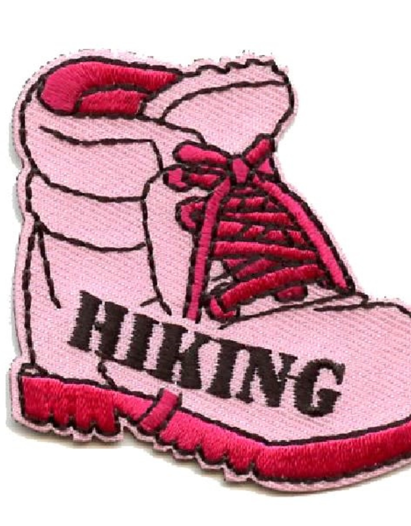 Pink Hiking Boot Fun Patch