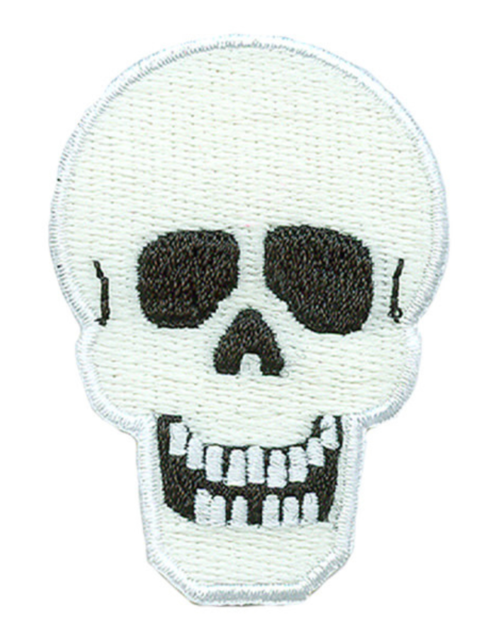 Advantage Emblem & Screen Prnt *Glow in the Dark Skull Halloween Fun Patch
