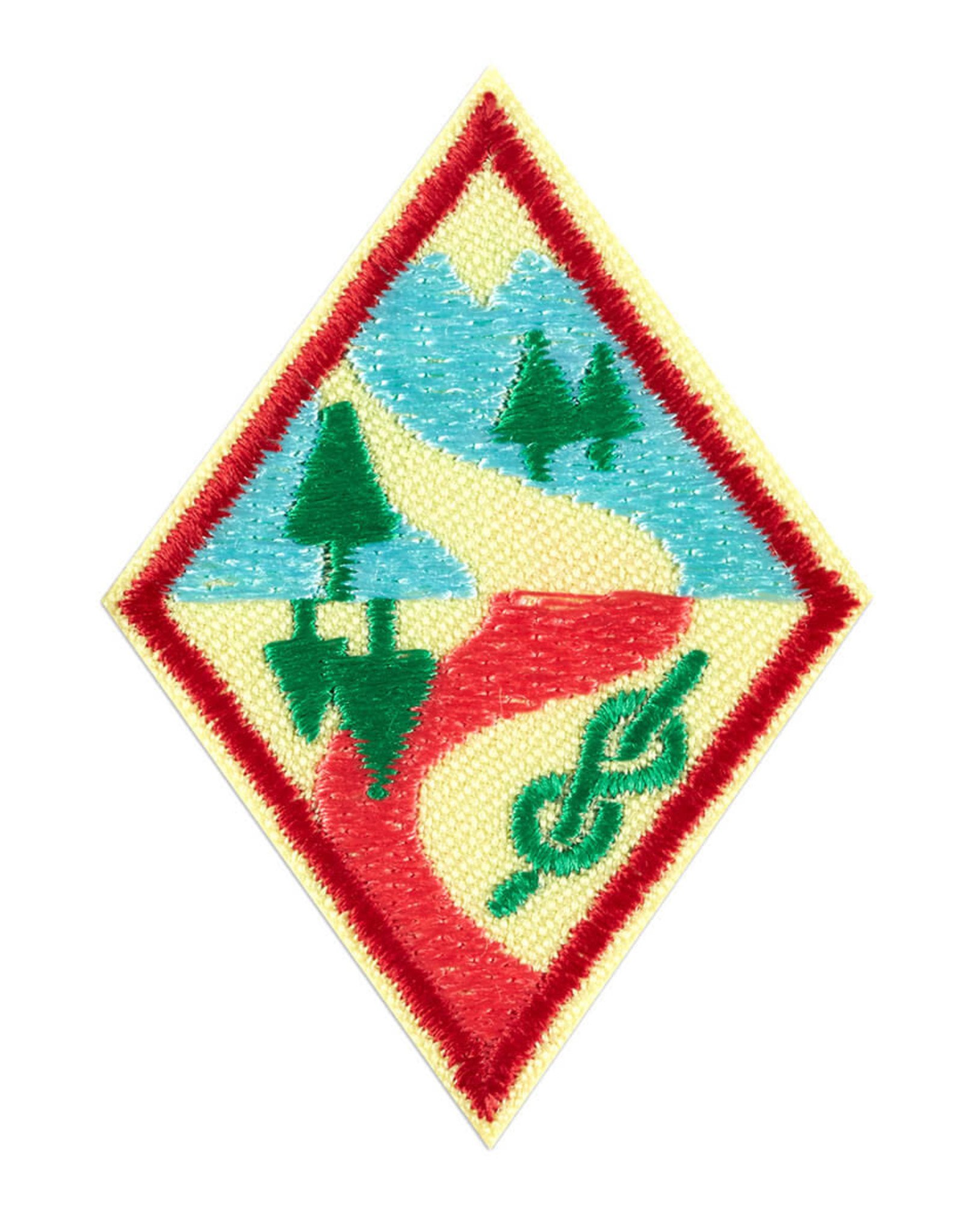 GIRL SCOUTS OF THE USA Cadette Snow or Climbing Adventure Badge
