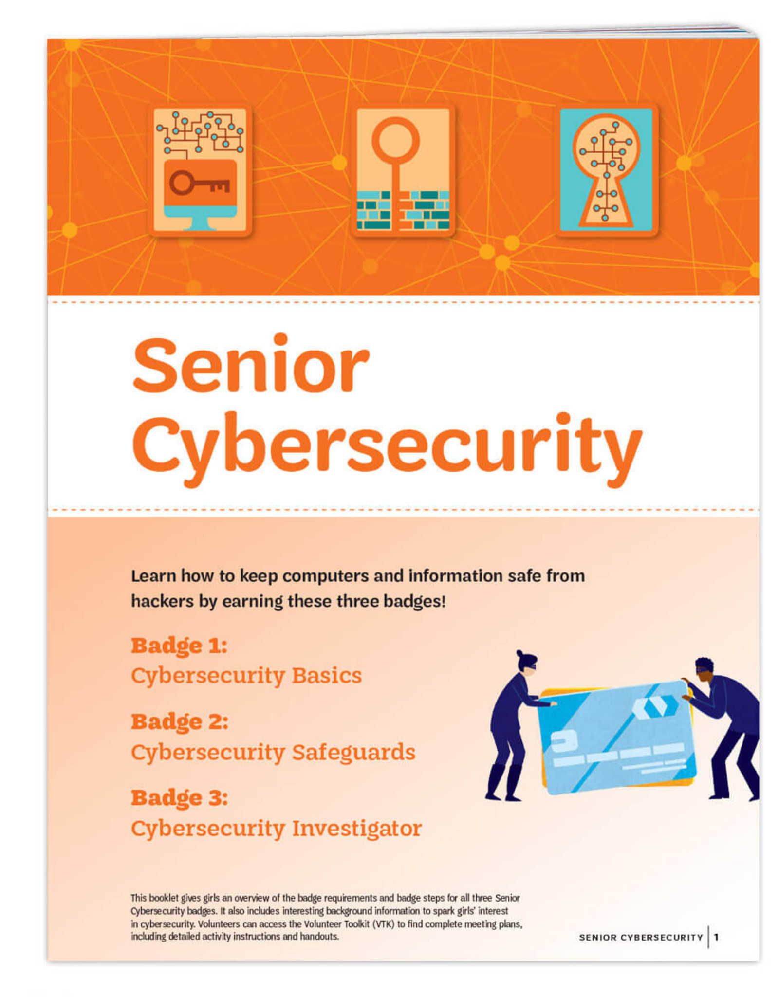 GIRL SCOUTS OF THE USA Senior Cybersecurity Requirements Pamphlet