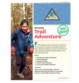 GIRL SCOUTS OF THE USA Brownie Trail Adventure Requirements Pamphlet