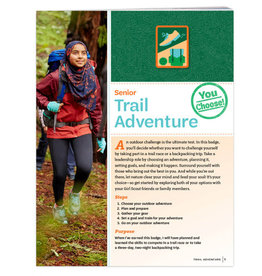 GIRL SCOUTS OF THE USA Senior Trail Adventure Requirements Pamphlet