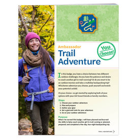 GIRL SCOUTS OF THE USA Ambassador Trail Adventure Requirments Pamphlet