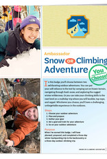 GIRL SCOUTS OF THE USA Ambassador Snow or Climbing Adventure Requirements Pamphlet