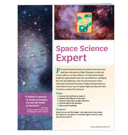 GIRL SCOUTS OF THE USA Senior Space Science Expert Requirements Pamphlet