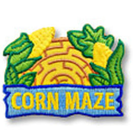 snappylogos Corn Maze Blue Banner Fun Patch (6142)
