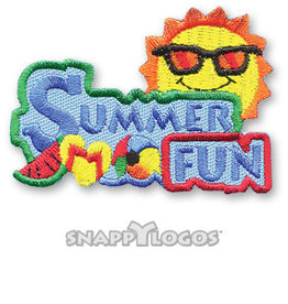 snappylogos Summer Fun w/ Sun and Icons Fun Patch (4225)