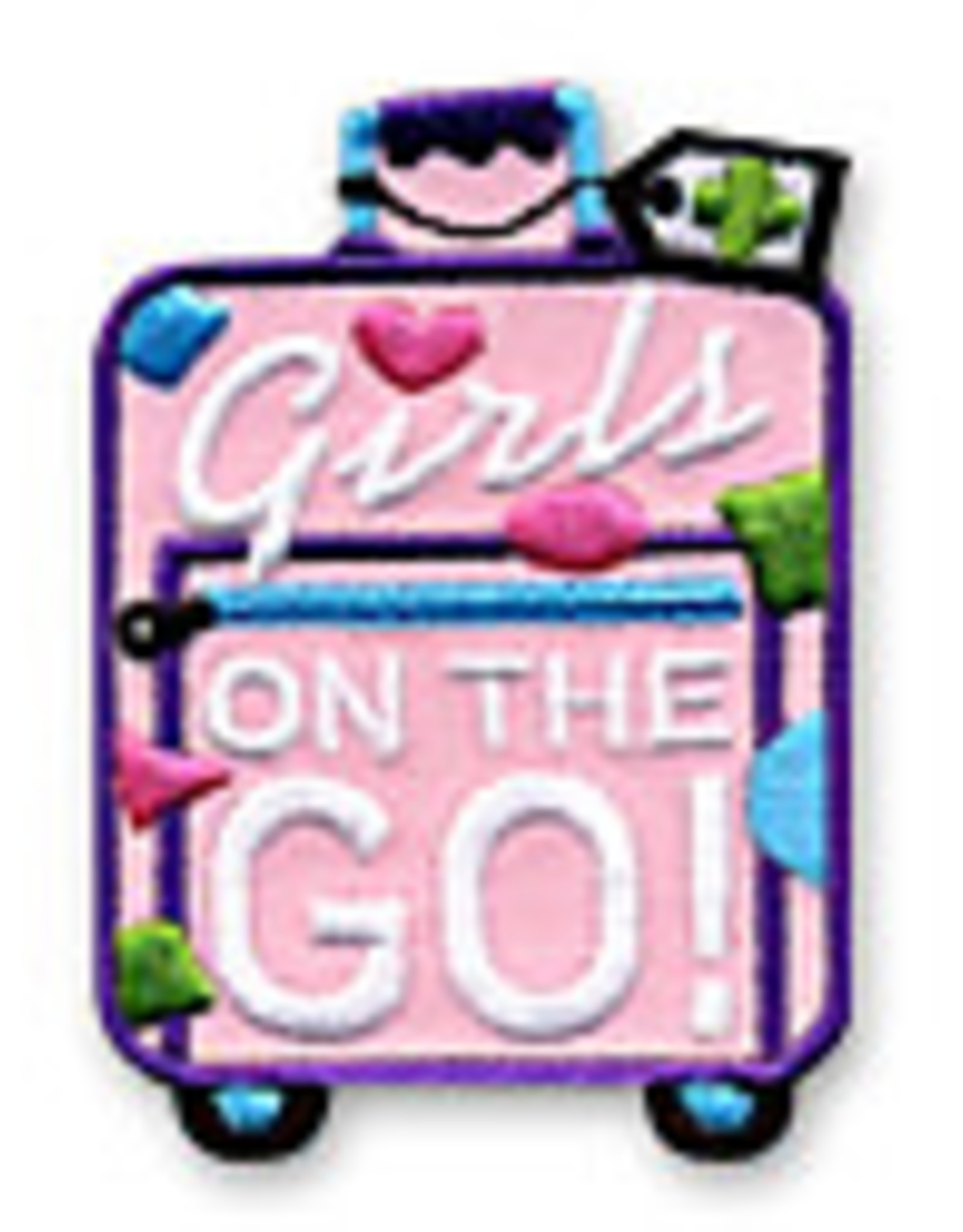 snappylogos Girls on the Go Suitcase Fun Patch (3291)