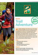 GIRL SCOUTS OF THE USA Senior Trail Adventure Requirements Pamphlet