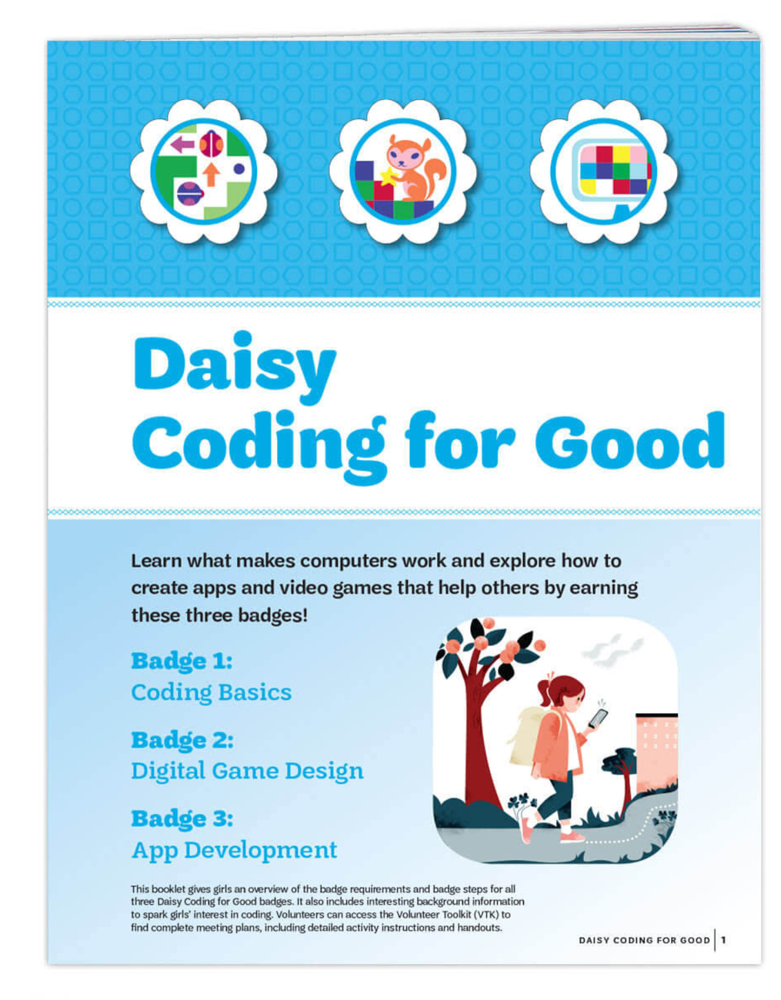 GIRL SCOUTS OF THE USA Daisy Coding For Good Requirements Pamphlet