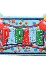 Advantage Emblem & Screen Prnt *Parade w/ Balloons & Confetti Fun Patch