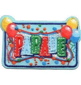 Advantage Emblem & Screen Prnt *Parade w/ Balloons & Confetti Fun Patch