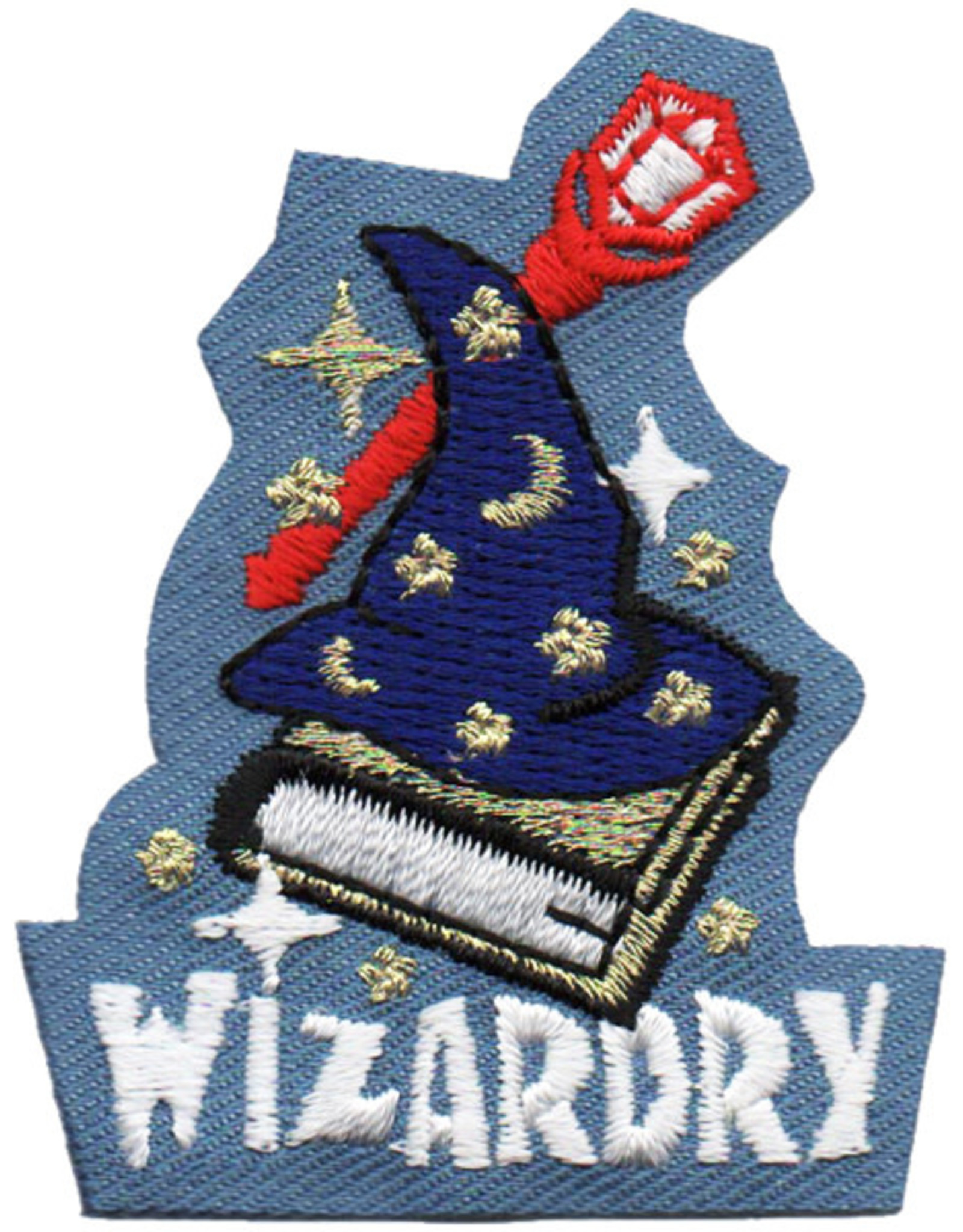 Advantage Emblem & Screen Prnt *Wizardry w/ Hat & Wand Fun Patch