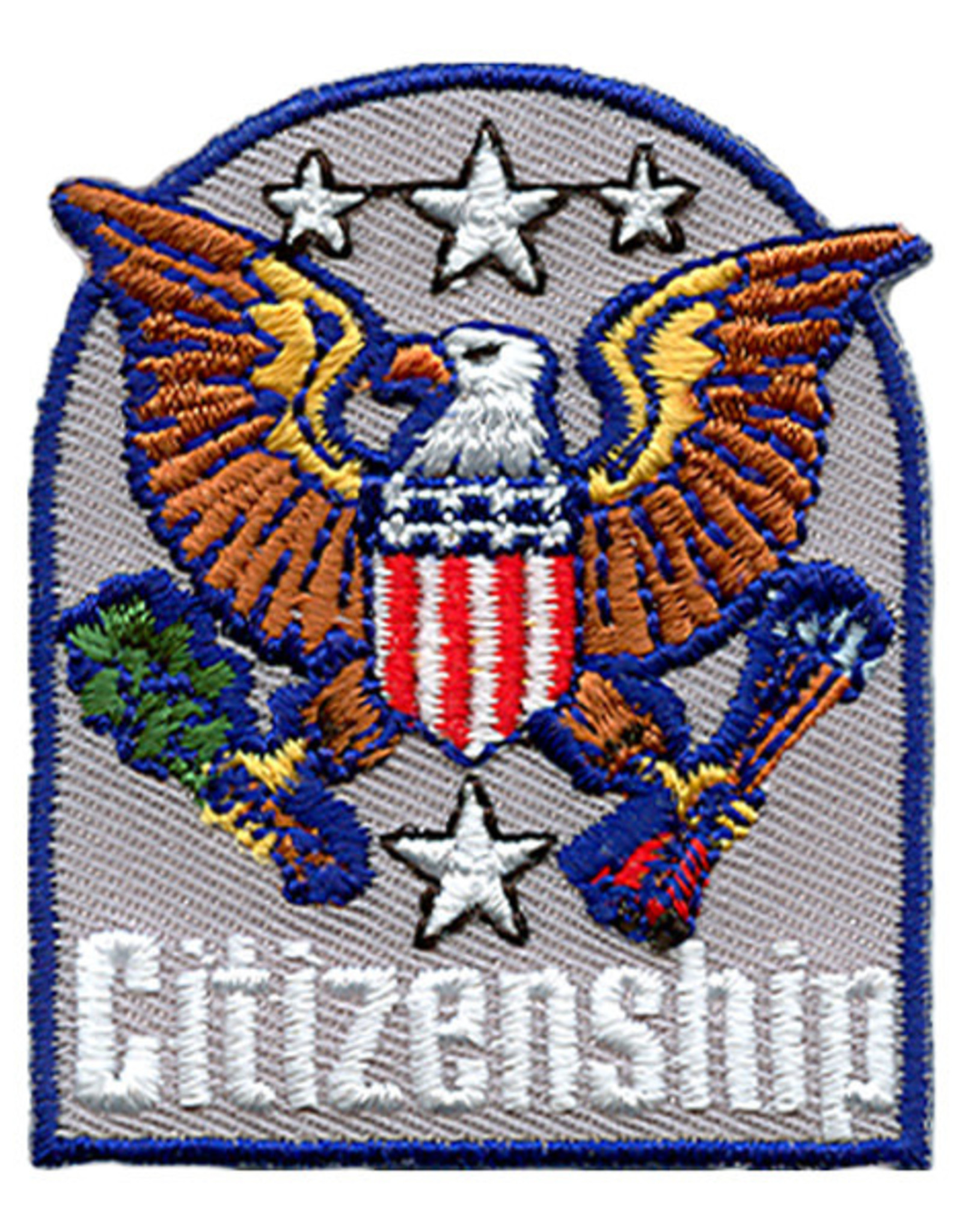 Advantage Emblem & Screen Prnt *Citizenship w/ Eagle Fun Patch