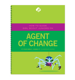 GIRL SCOUTS OF THE USA Leader Journey Book Junior Agent Of Change