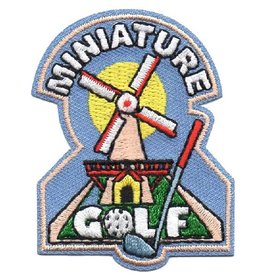 *Miniature Mini Golf Windmill Fun Patch