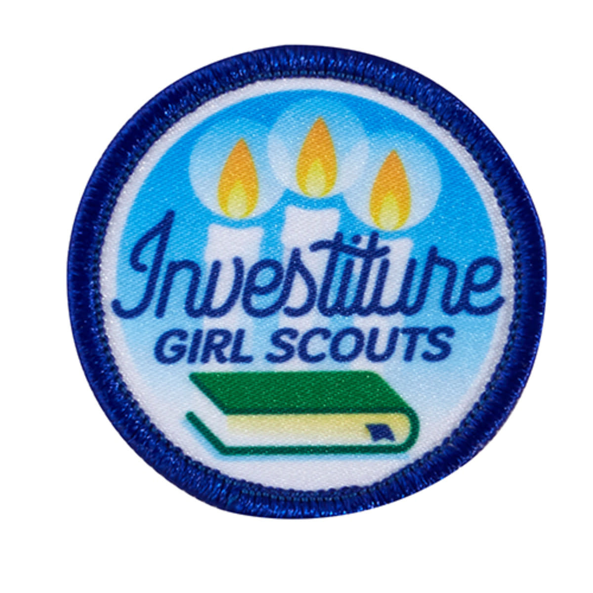 GIRL SCOUTS OF THE USA !Circle Investiture w/ 3 Candles SewOn Fun